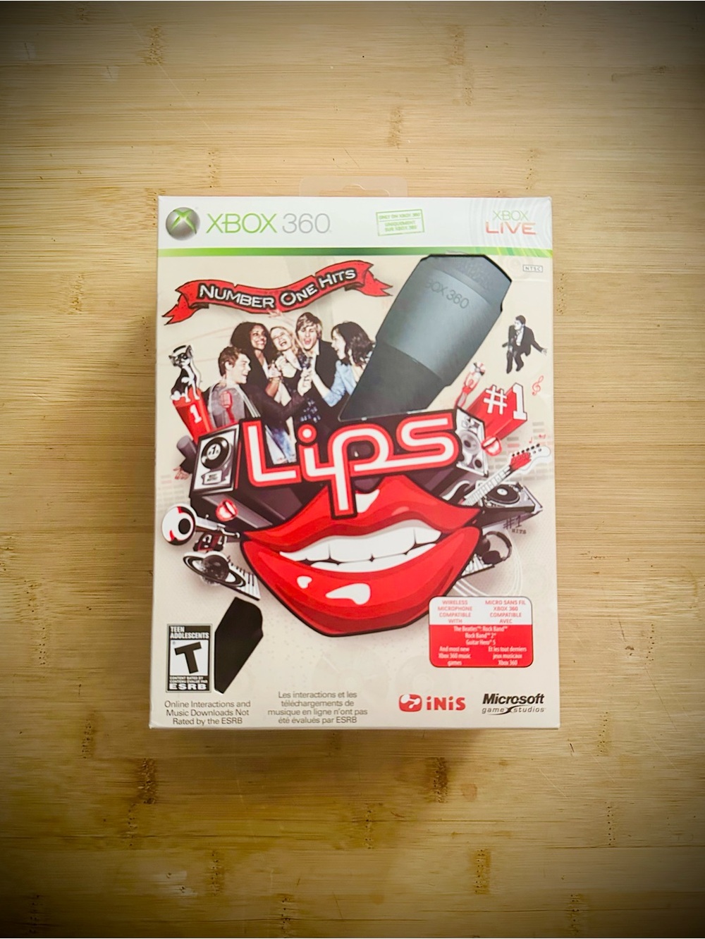 Lips Number One Hits - Black Microphone